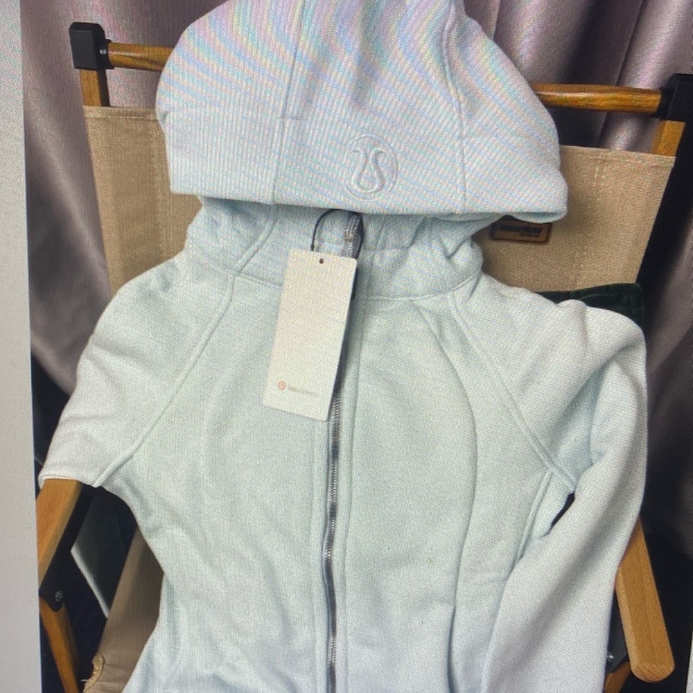 Light Gray Zip-Up Hoodie
